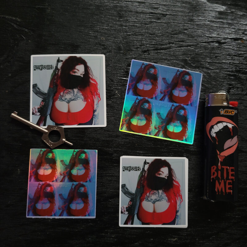 rage - 4 pack of stickers
