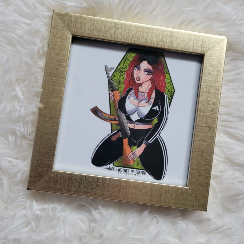 5x5 Villain Era Pinup [FRAMED]